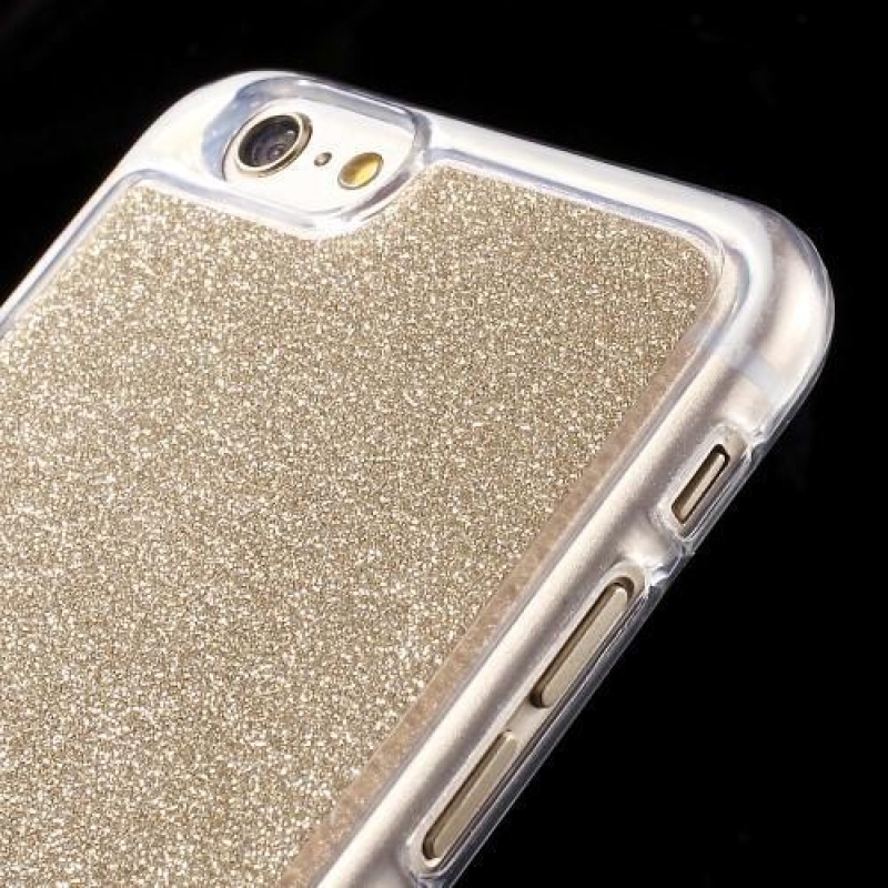 Glitter trblietavé púzdro na iPhone 6 a 6s - zlaté