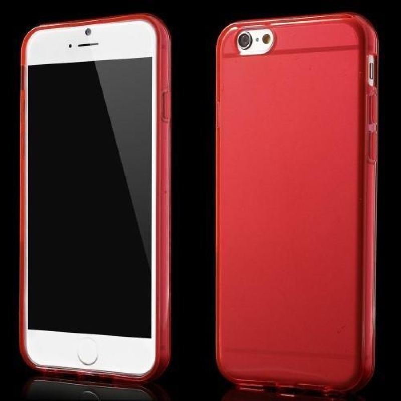 Gloss gélový obal na iPhone 6s Plus a 6 Plus - červený