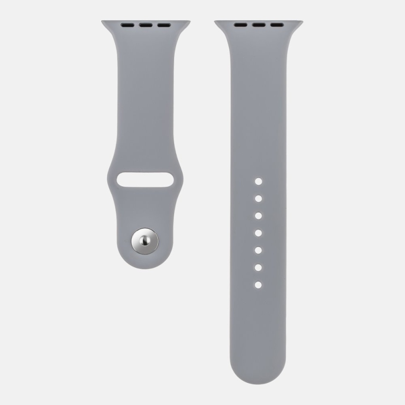 OBAL:ME Silikónový Remienok pre Apple Watch 42-49mm M-L Grey