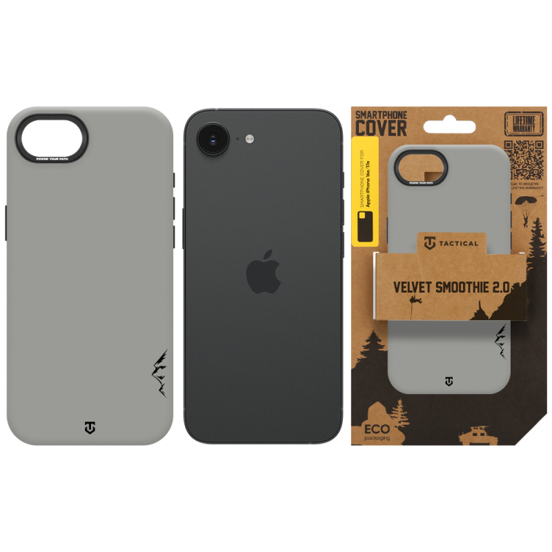 Tactical MagForce Velvet Smoothie 2.0 – puzdro pre Apple iPhone 16e/17e Foggy