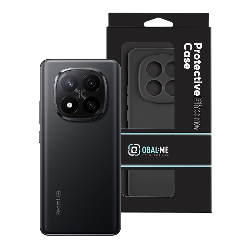 OBAL:ME Matte TPU Kryt pre Xiaomi Redmi Note 14 Pro+ 5G Black