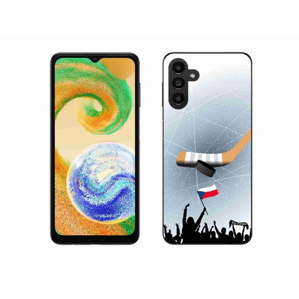 Gélový kryt mmCase na Samsung Galaxy A04s (164.7x76.7x9.1mm) - fanúšikovia hokeja