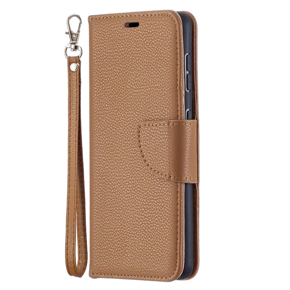 Wallet knižkové puzdro na Samsung Galaxy S21 - hnedé