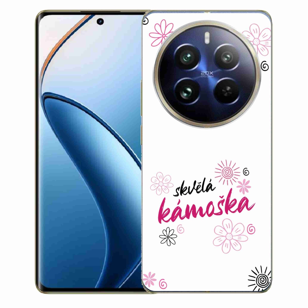 Gélový kryt mmCase na Realme 12 Pro 5G/12 Pro+ 5G - skvelá kamoška biele pozadie