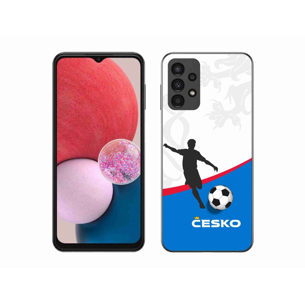 Gélový kryt mmCase na Samsung Galaxy A13 4G - futbal Česko 1