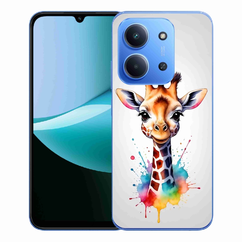 Gélový kryt mmCase na Xiaomi Redmi 15C 4G/5G (173mm) - žirafa 1