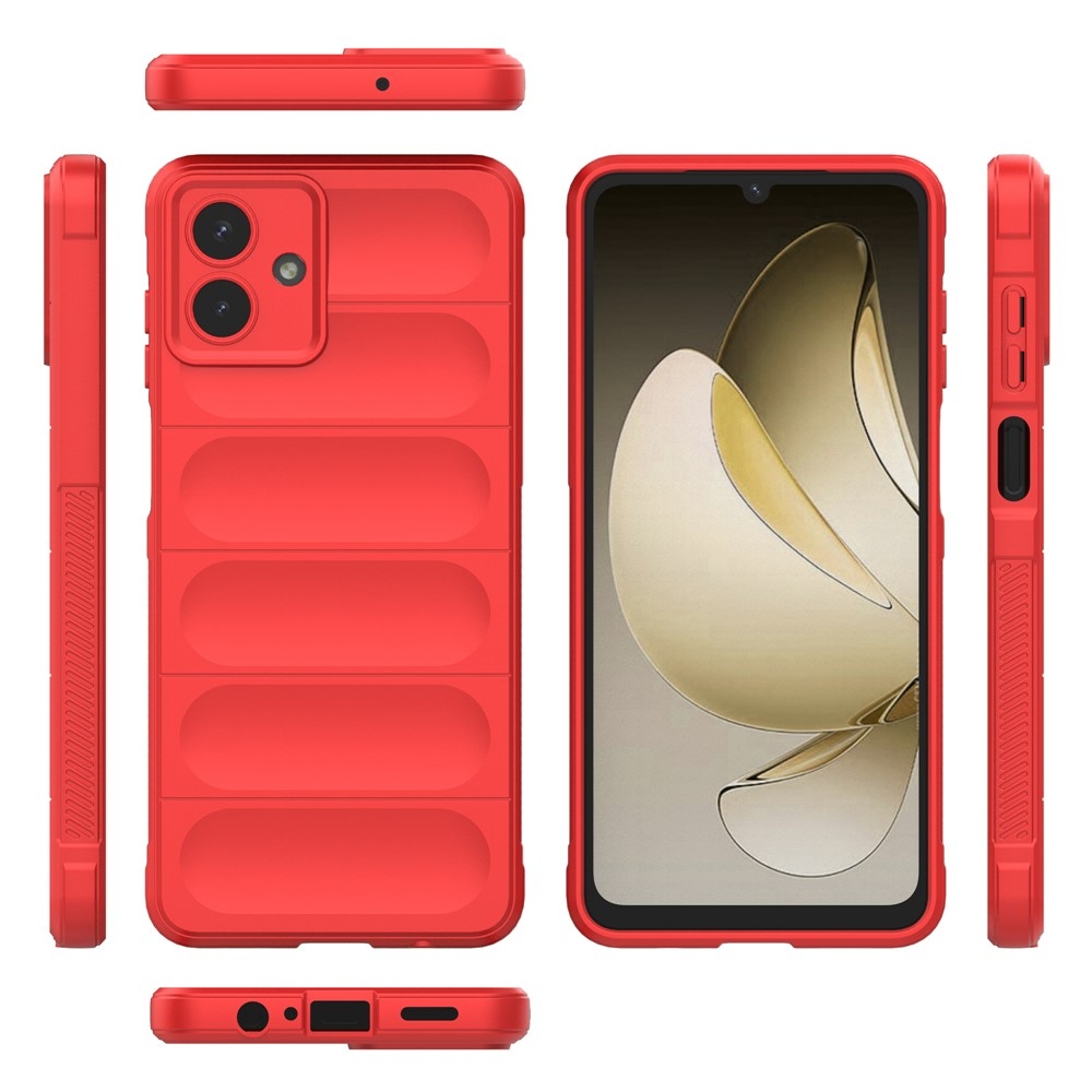 Rugg odolný gélový obal na Samsung Galaxy A07 4G - červený
