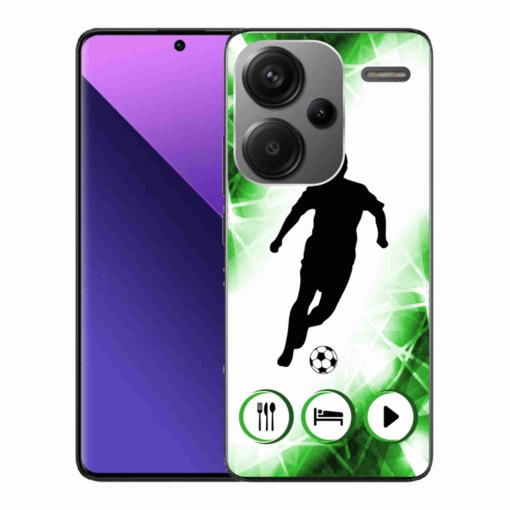 Gélový kryt mmCase na Xiaomi Redmi Note 13 Pro+ 5G - futbalista