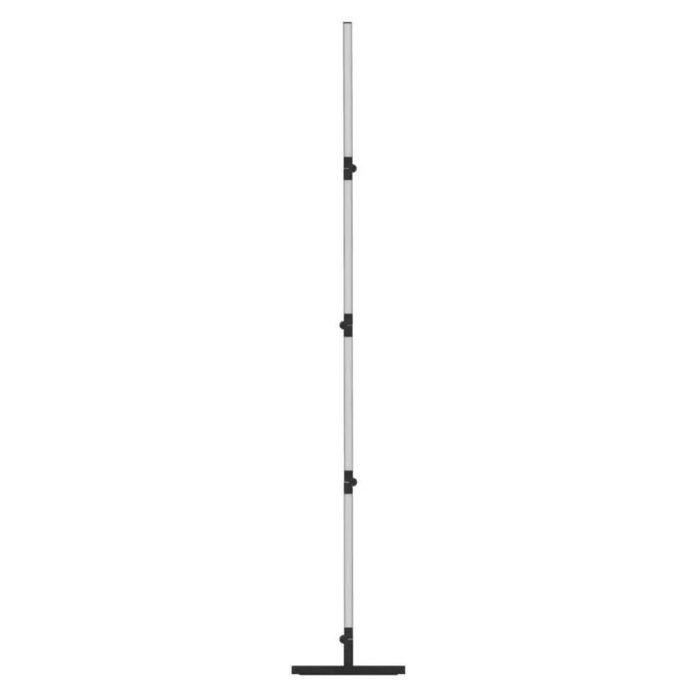 GoSmart LED stojacia lampa 175 cm, teplá biela / RGBIC WiFi - čierna