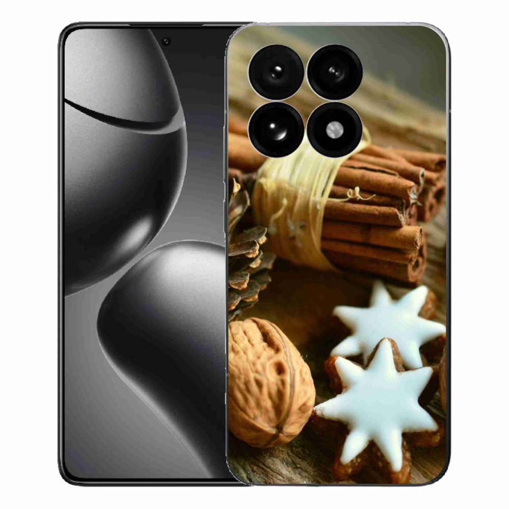 Gélový kryt mmCase na Xiaomi 15T - škorica a perníčky