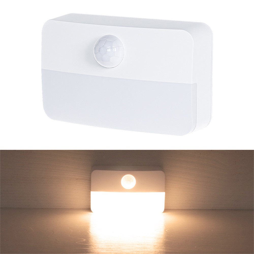 Batériové LED svetlo s pohybovým čidlom do interiéru – teplé biele