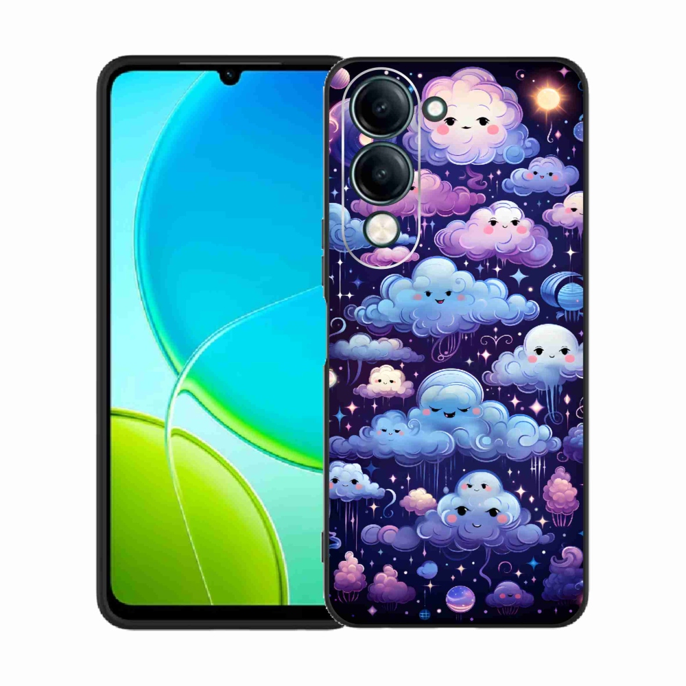 Gélový kryt mmCase na Vivo Y29s 5G - mráčiky