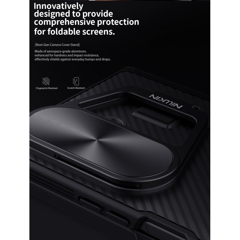 Nillkin CamShield Prop Magnetický zadný kryt pre Samsung Galaxy Z Fold 7 Black
