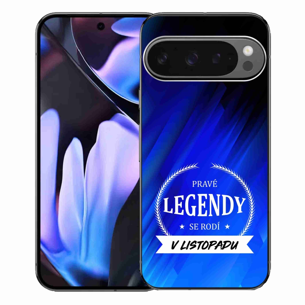 Gélový kryt mmCase na Google Pixel 9 Pro XL - legendy v novembri modrej pozadí