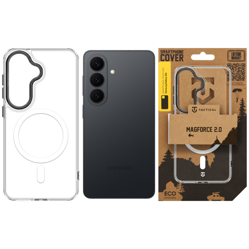 Tactical MagForce 2.0 – puzdro pre Samsung Galaxy S26, čierne