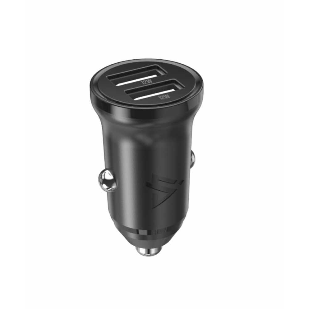 iPEAX Autonabíjačka CL-01, 2,4 A, 2x USB-A - čierna
