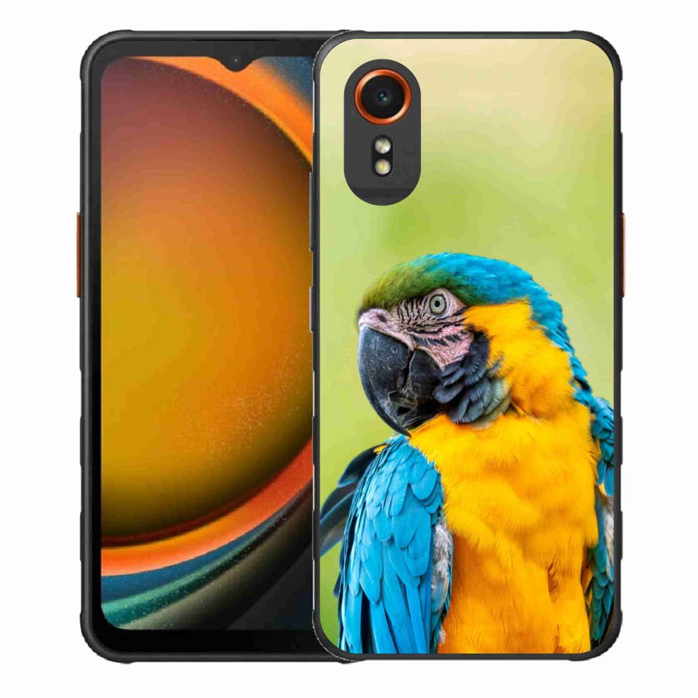 Gélový obal mmCase na Samsung Galaxy Xcover 7 - papagáj ara 2