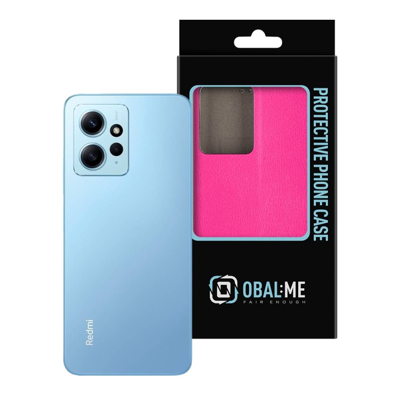 OBAL:ME Book Puzdro pre Xiaomi Redmi Note 12 4G Rose Red