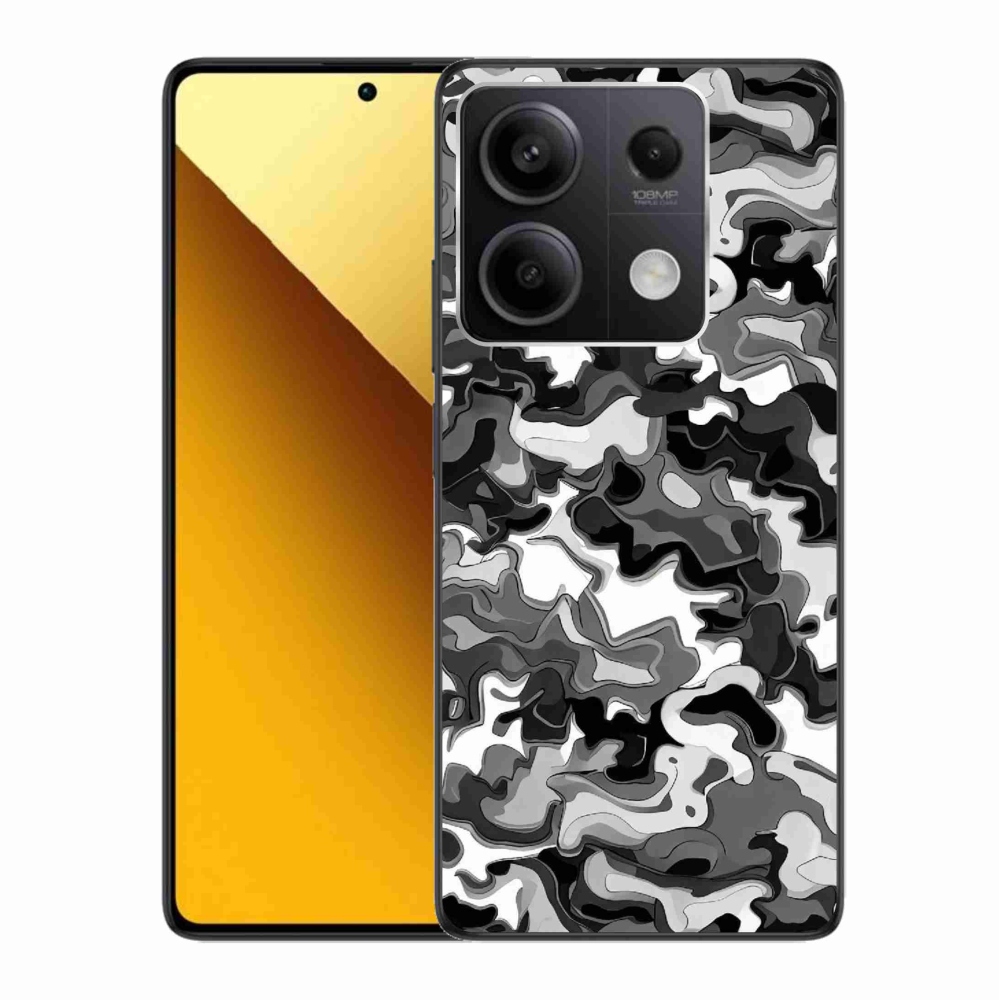 Gélový kryt mmCase na Xiaomi Redmi Note 13 5G - maskáčový vzor 3