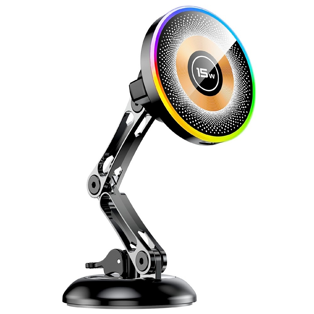 AKD255 magnetický držiak do auta s bezdrôtovým nabíjaním 15 W