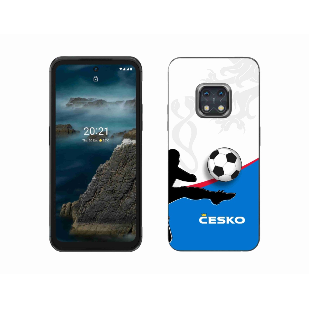 Gélový kryt mmCase na Nokia XR20 - futbal Česko 3