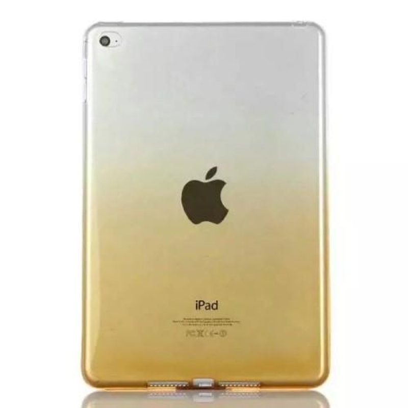 Gradient trblietavý gélový obal na iPad mini 4 - žltý