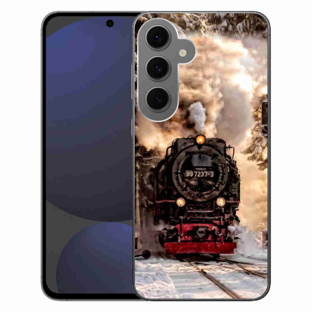 Gélový kryt mmCase na Samsung Galaxy S24 FE - vlak