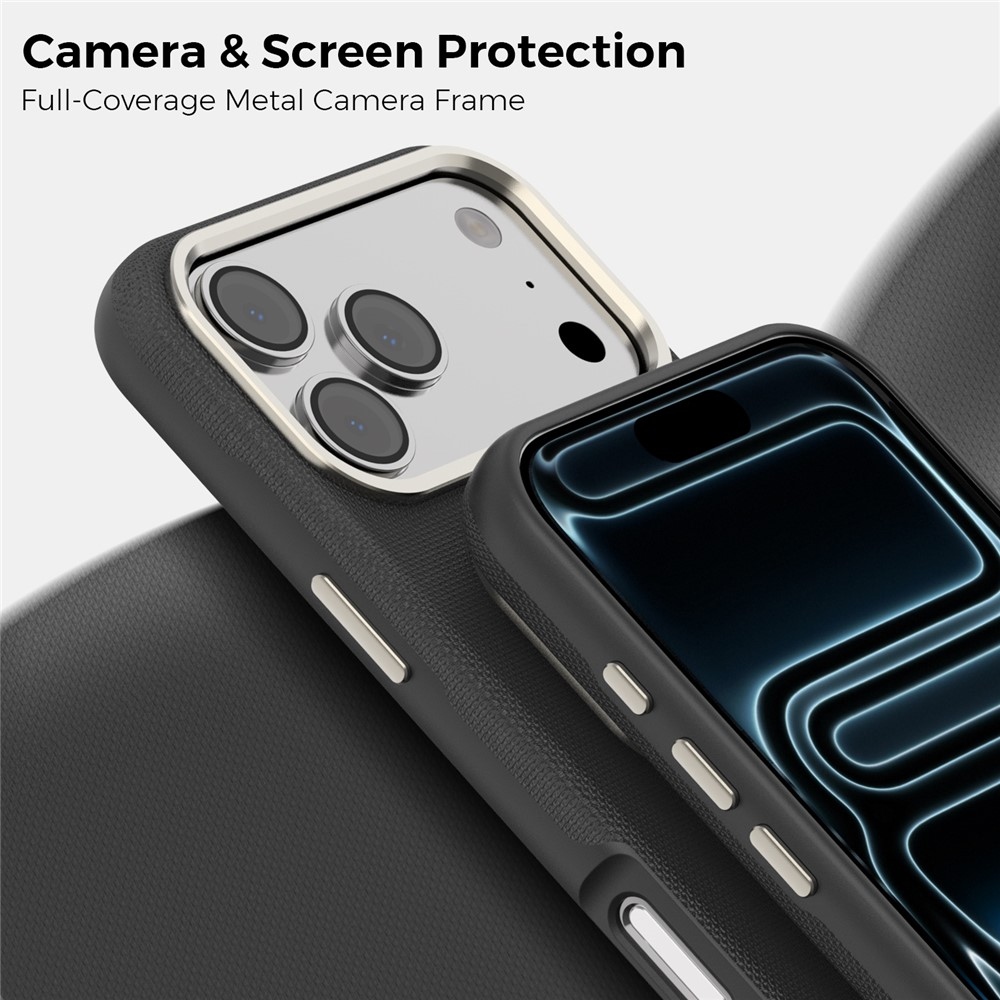Griddy odolný kryt s MagSafe na iPhone 18 Pro Max - čierny