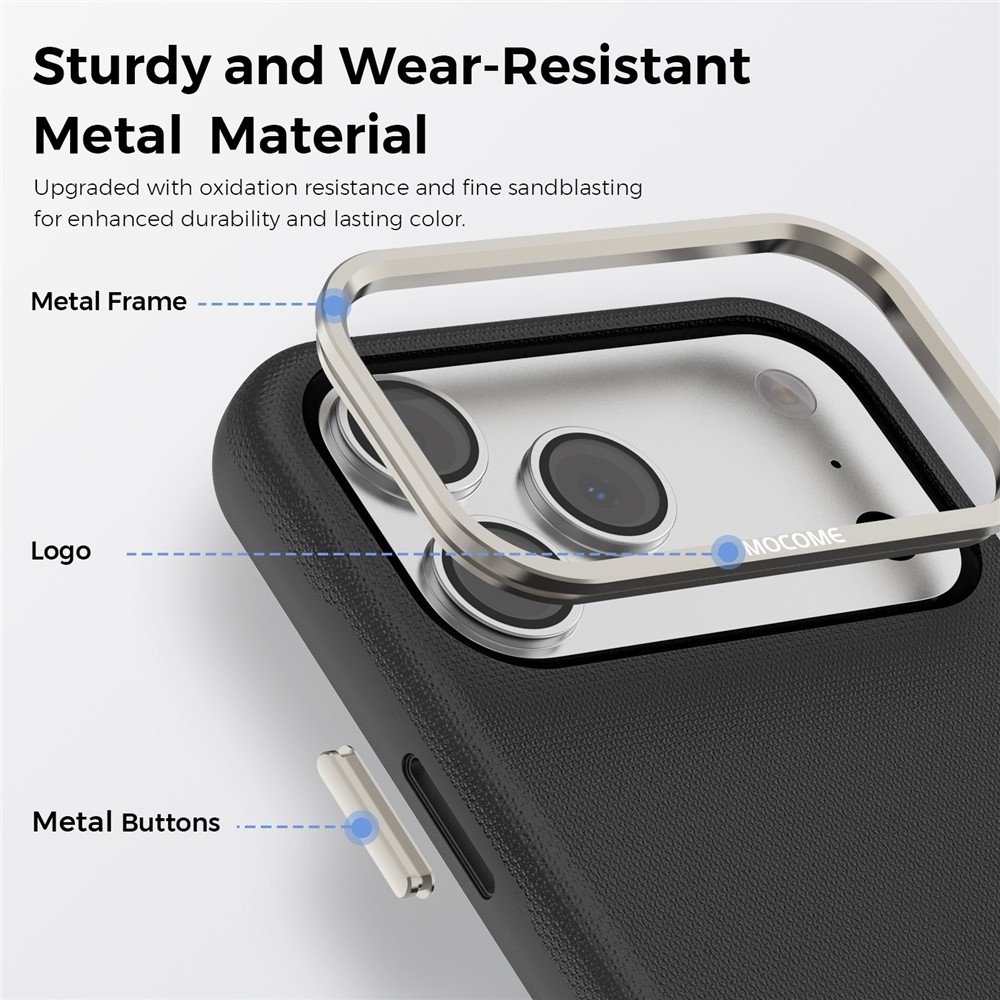 Griddy odolný kryt s MagSafe na iPhone 18 Pro Max - čierny