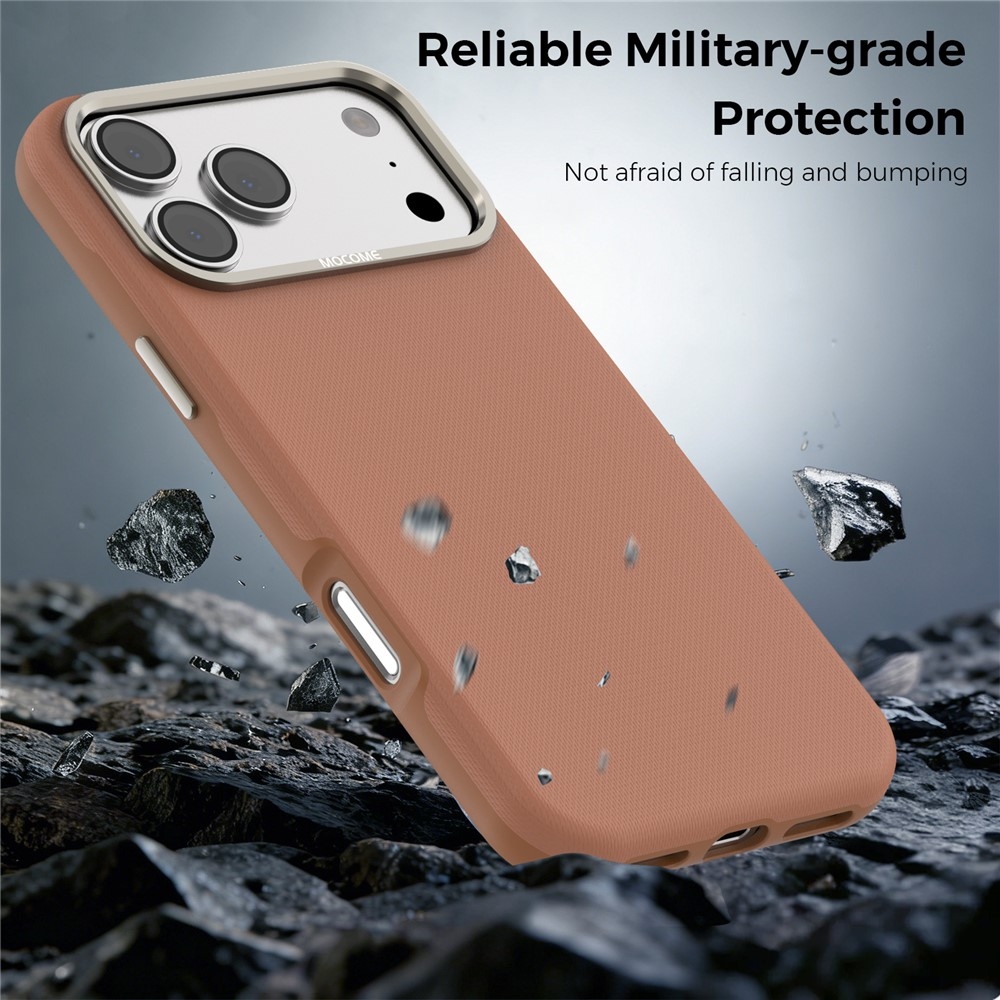 Griddy odolný kryt s MagSafe na iPhone 18 Pro Max - hnedý