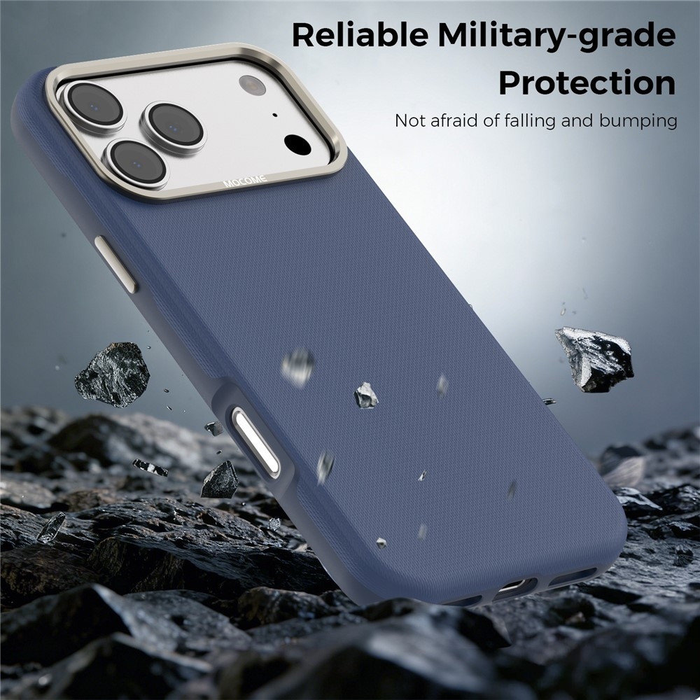 Griddy odolný kryt s MagSafe na iPhone 18 Pro Max - modrý