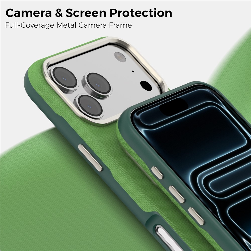 Griddy odolný kryt s MagSafe na iPhone 18 Pro Max - zelený