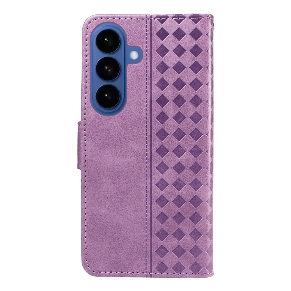 Gridy knižkové púzdro na Samsung Galaxy S26/S26 Pro - fialové