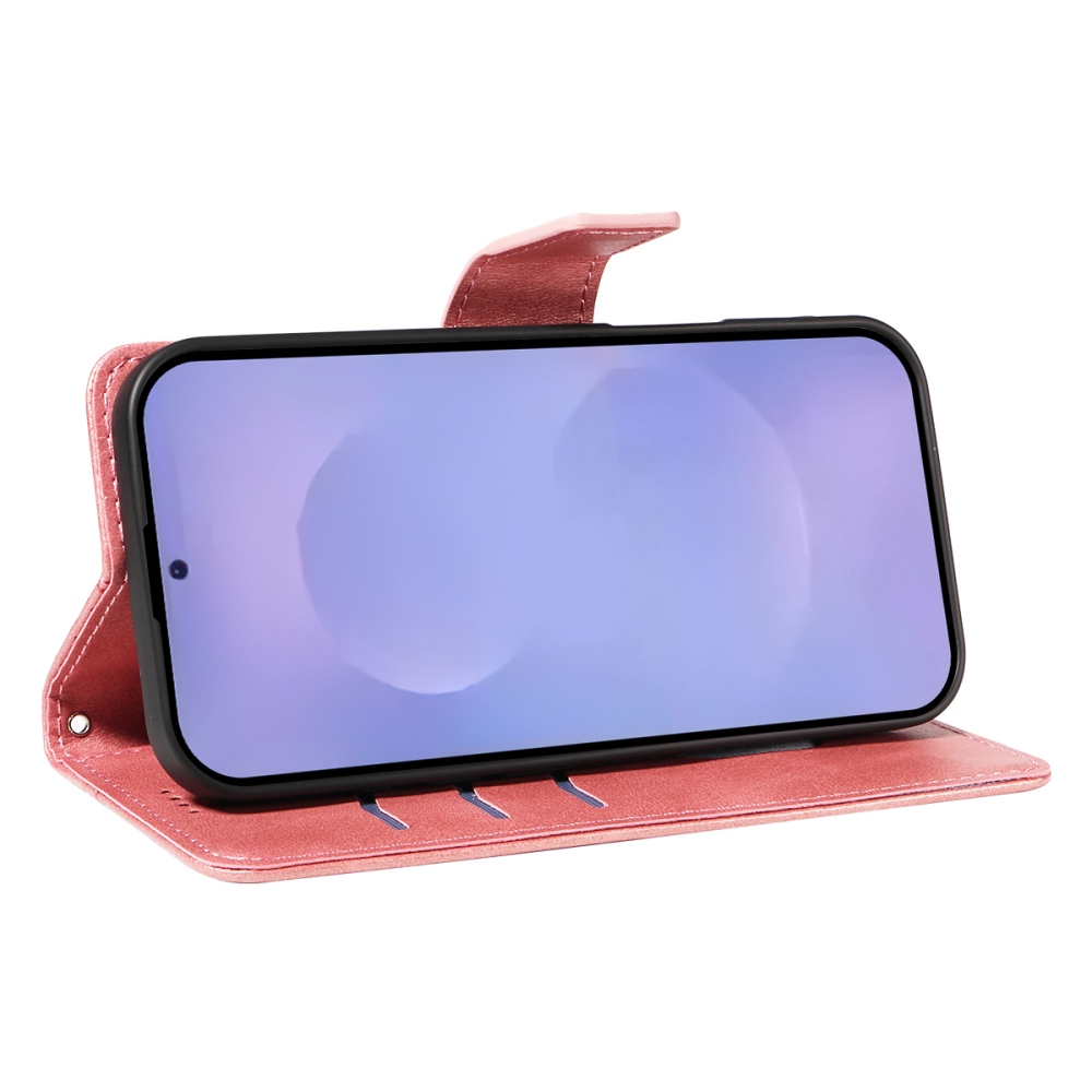 Gridy knižkové púzdro na Samsung Galaxy S26/S26 Pro - ružovozlaté