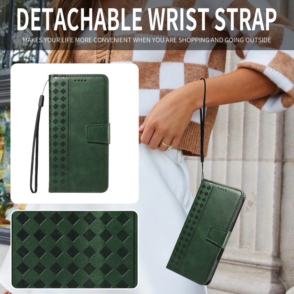 Gridy knižkové púzdro na Samsung Galaxy S26/S26 Pro - zelené