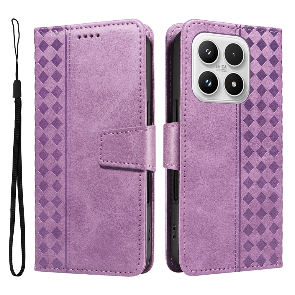 Gridy knižkové puzdro na Xiaomi 17 - fialové