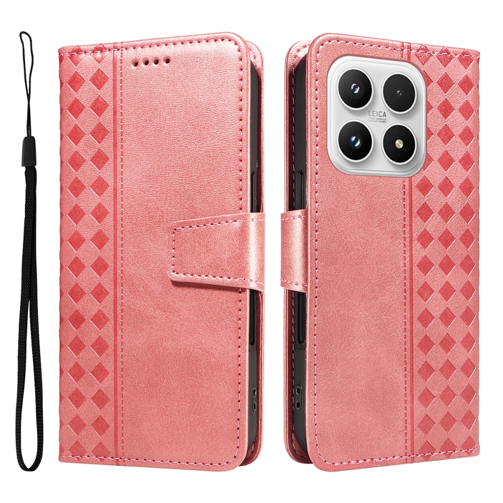 Gridy knižkové púzdro na Xiaomi 17 - ružovozlaté