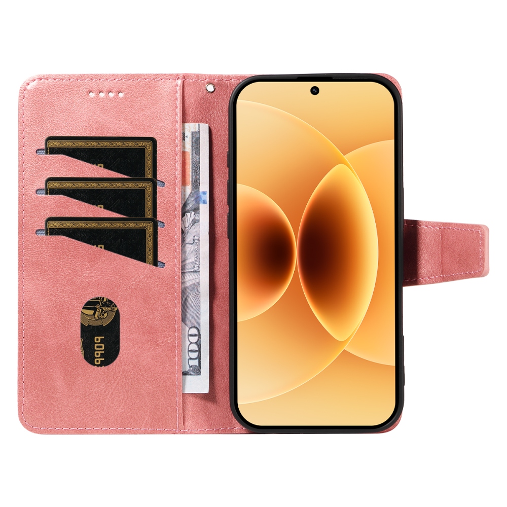 Gridy knižkové púzdro na Xiaomi 17 - ružovozlaté