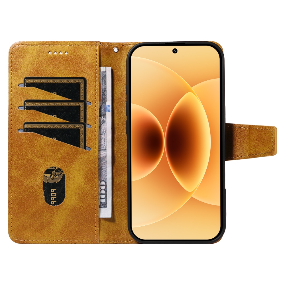 Gridy knižkové púzdro na Xiaomi 17 - žlté