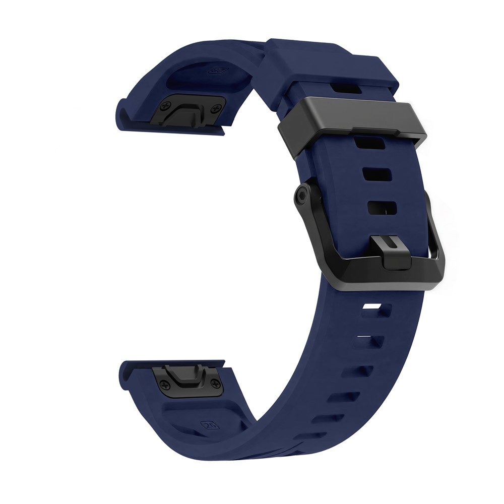 Groove silikónový remienok 26mm na Garmin Fenix ​​8 Pro 51mm/Fenix ​​8 51mm - modrý