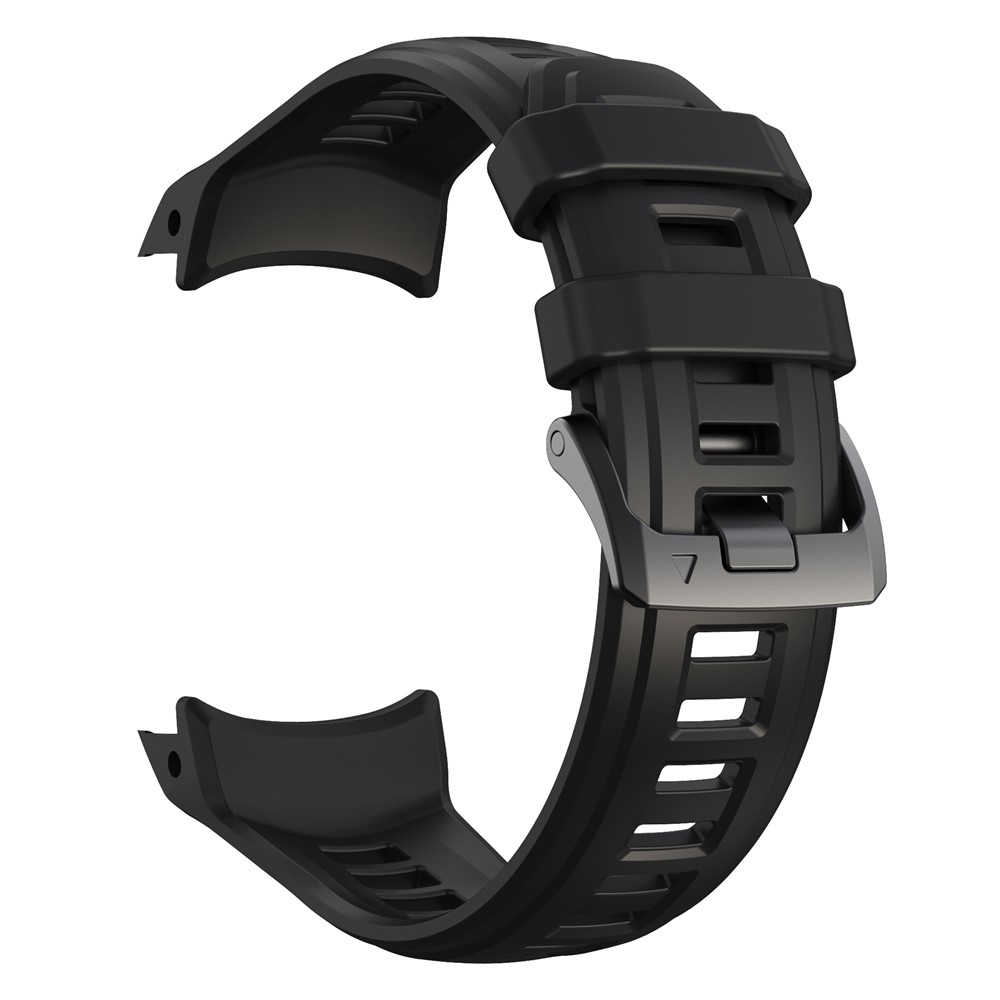 Groove silikónový remienok na Garmin Instinct 3 50mm/3 Solar 50mm - čierny