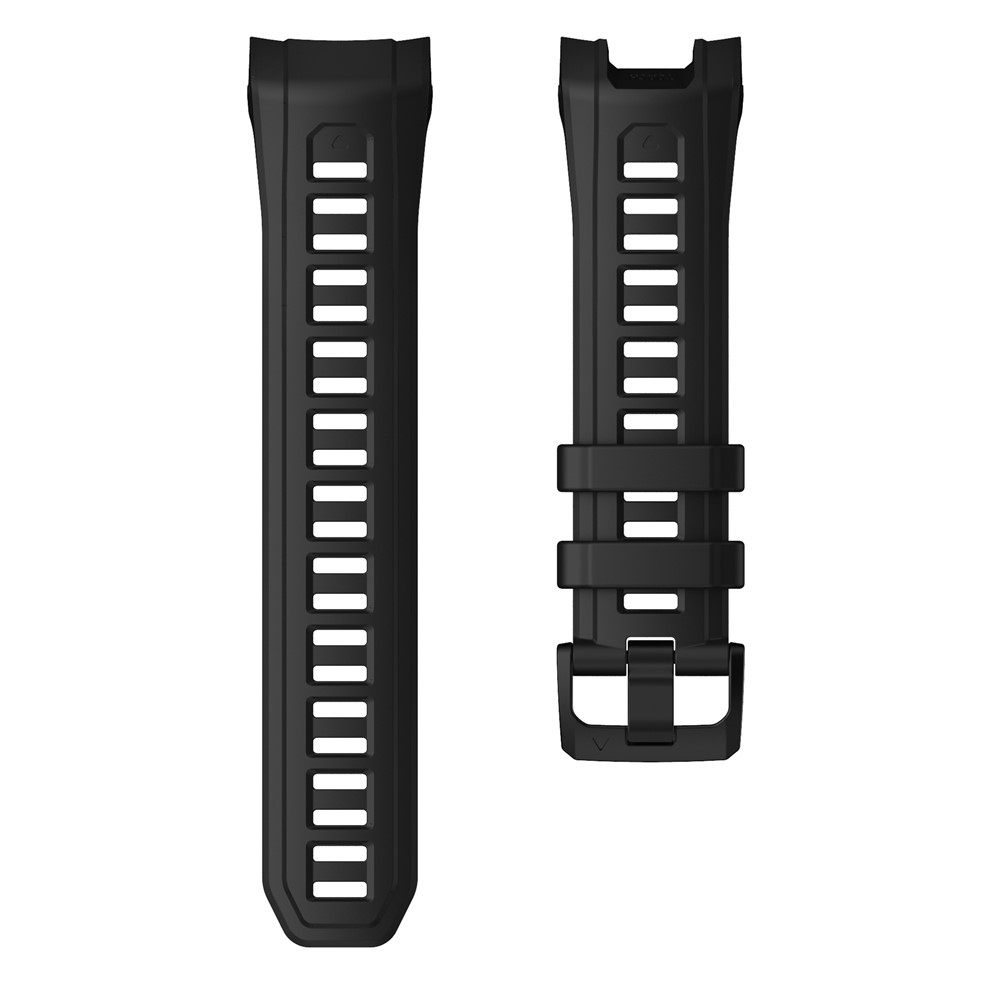 Groove silikónový remienok na Garmin Instinct 3 50mm/3 Solar 50mm - čierny