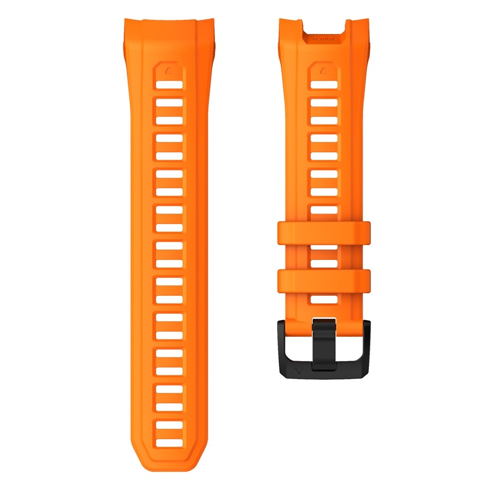 Groove silikónový remienok na Garmin Instinct 3 50mm/3 Solar 50mm - oranžový
