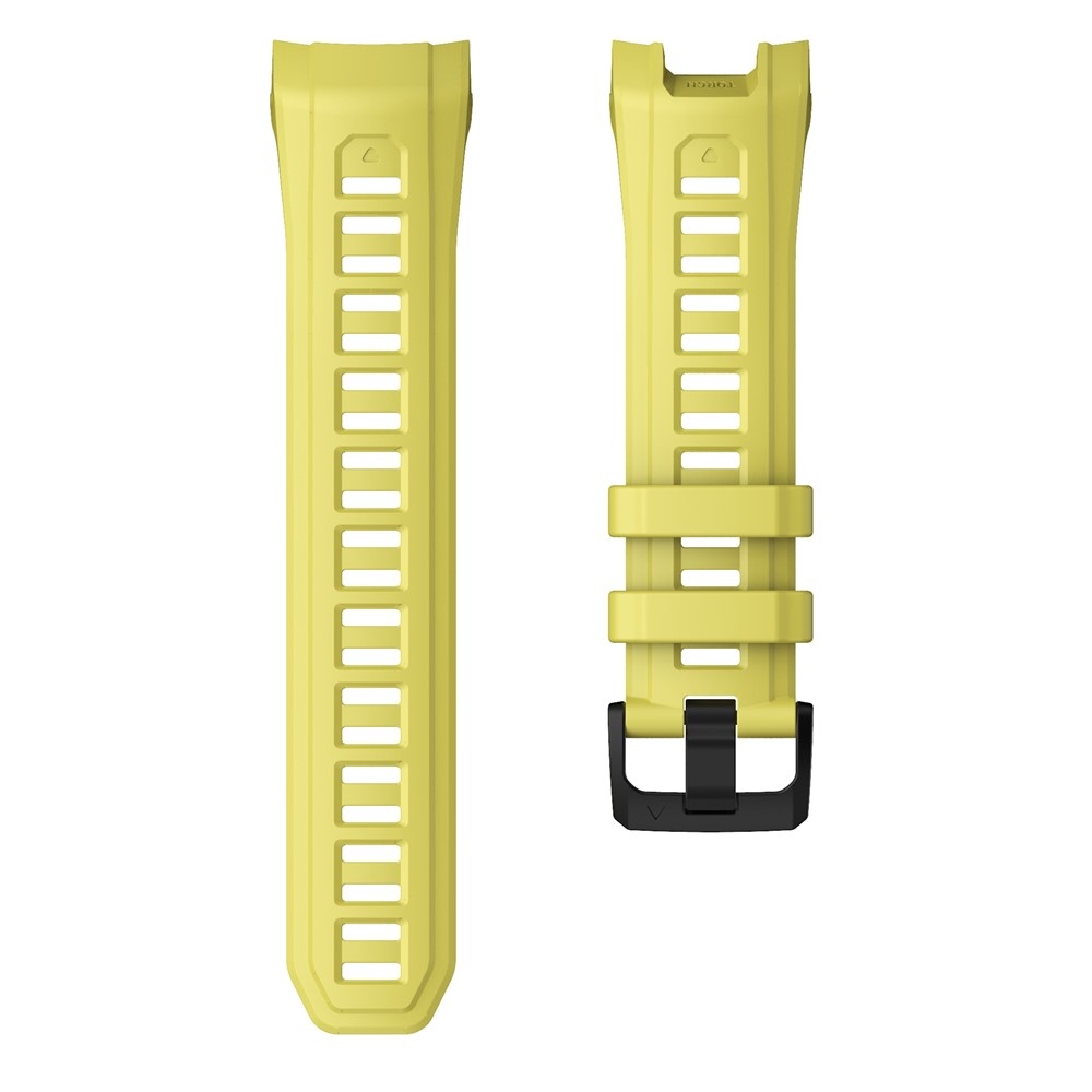 Groove silikónový remienok na Garmin Instinct 3 50mm/3 Solar 50mm - žltý