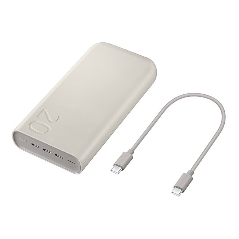 EB-P4520XUE Samsung PowerBank 3x USB-C 45W 20000mAh Beige