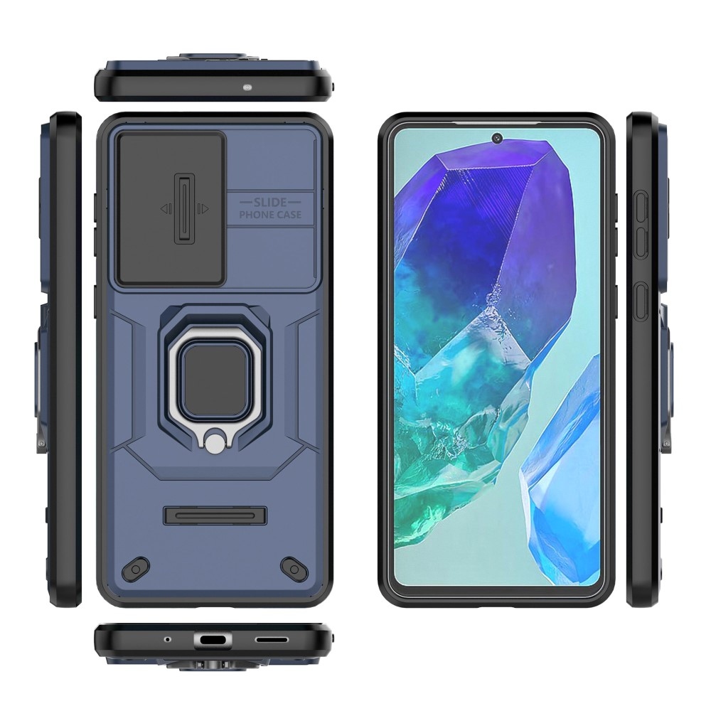 Lens odolný kryt na Samsung Galaxy M55 5G - modrý