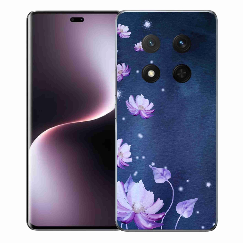 Gélový kryt mmCase na Honor Magic 7 Lite 5G - padajúce kvety