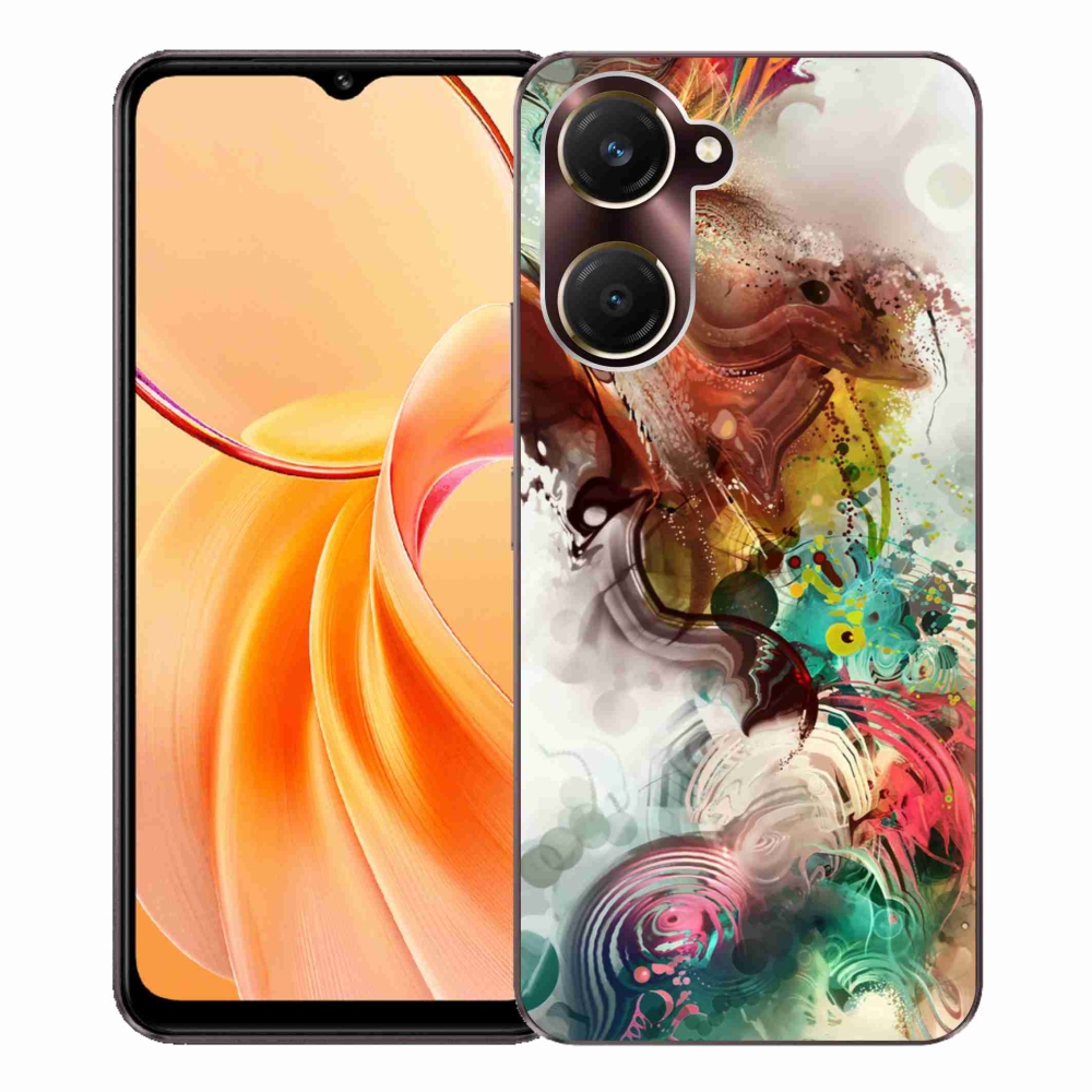 Gélový kryt mmCase na Vivo Y28s 5G - abstrakt 1