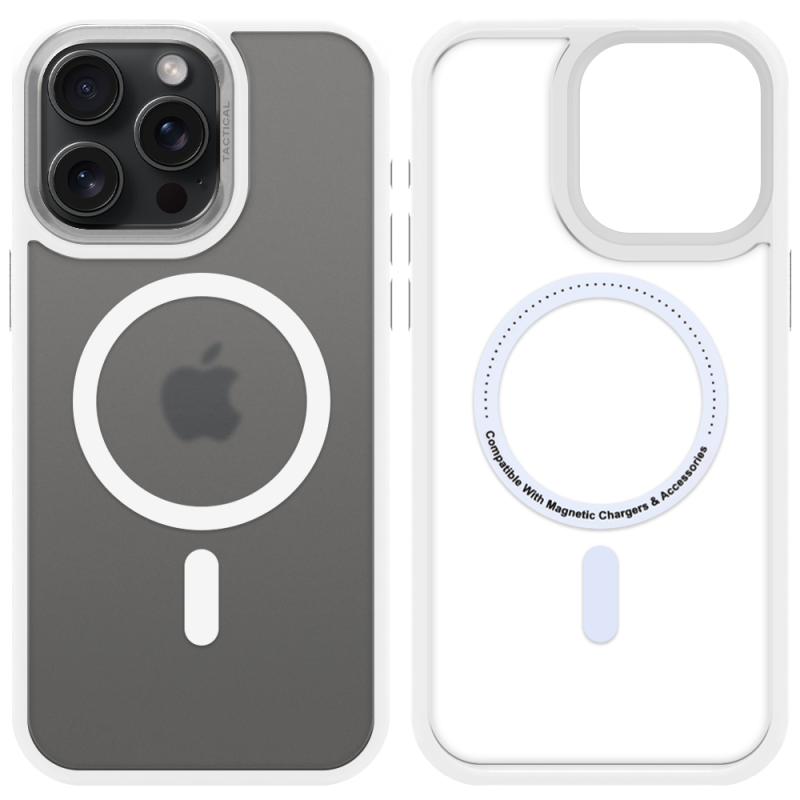 Tactical MagForce Hyperstealth 3.0 Puzdro pre Apple iPhone 15 Pro Max Snow White