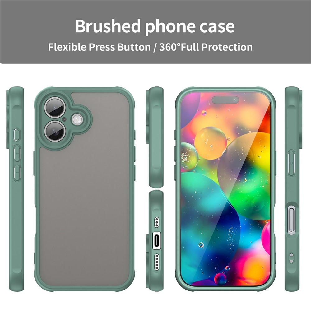 Proof gélový obal s pevným chrbtom na iPhone 17 - zelený